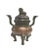 Chinese Bronze Foo Dogs Graphic Incense Burner For Sale