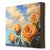 Contemporary Rose Delight - Original Contemporary Botanical Landscape Oil Painting on Canvas by Phoebe Brunner For Sale - Image 3 of 8