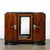 Art Deco Art Deco Rosewood, Walnut & Black-Lacquer Bar Cabinet W/ Porto Marble Top For Sale - Image 3 of 16