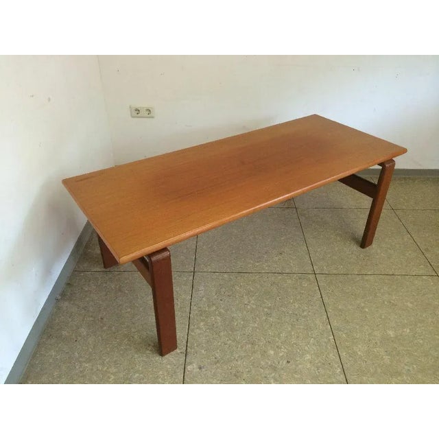 Danish Teak Coffee Table, 1970s For Sale - Image 4 of 7