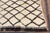 Off-white Vintage Moroccan Beni Ouarain Rug, Hand-Woven Wool, 1940 For Sale - Image 8 of 11