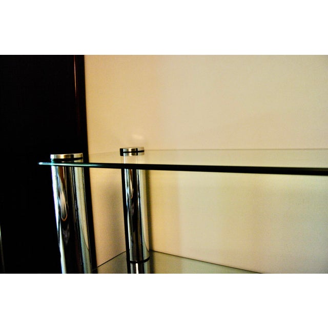 Glass Vintage Marcuso Shelf by Marco Zanuso for Zanotta, Italy, 1969 For Sale - Image 7 of 13