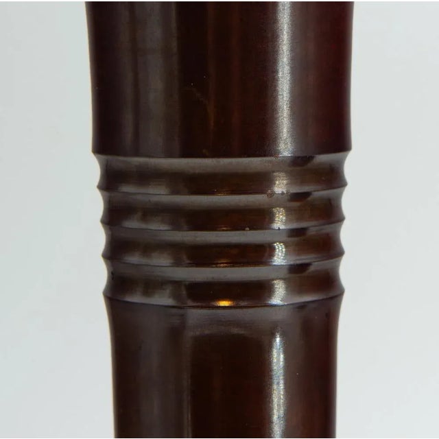 Showa Period Bronze Vase by Tsuda Eiju For Sale - Image 6 of 10