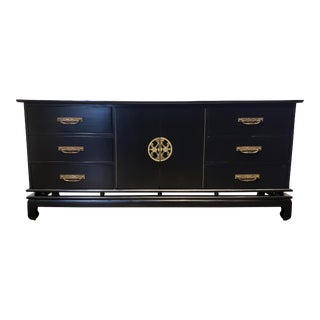Large Modern Asian Credenza Dresser Circa 1980s For Sale