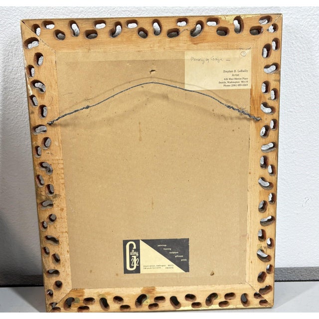 Late 20th Century Original Stephen LeBailly Oil Study – "Memory of Goya" in Gilded Frame For Sale - Image 5 of 6