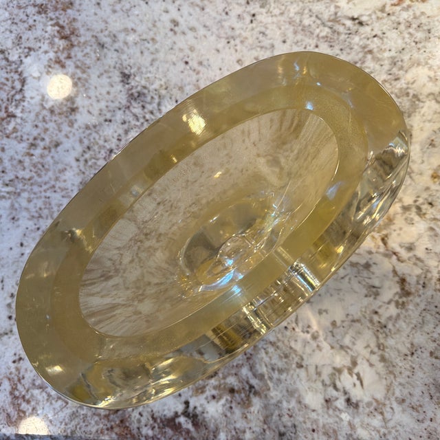 Glass Thomas Fuchs Otium Ovale Gold Vase – 22k Gold Leaf Murano Glass – Italy For Sale - Image 7 of 10