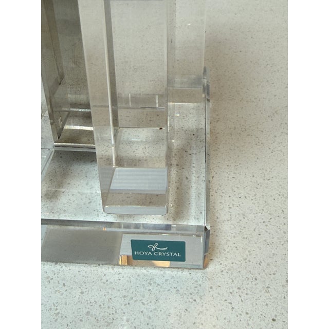 Early 21st Century Hoya Crystal Motion Vase For Sale - Image 5 of 12