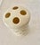 Victorian Late 20th Century Lenox Rose Manor Porcelain Toothbrush Holder Cream Ivory Pink Floral Excellent Condition For Sale - Image 3 of 12