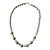 Antique Silver and Turquoise Beaded Necklace For Sale