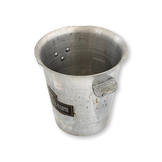 French Vintage French Double-Branded Champagne Bucket For Sale - Image 3 of 6