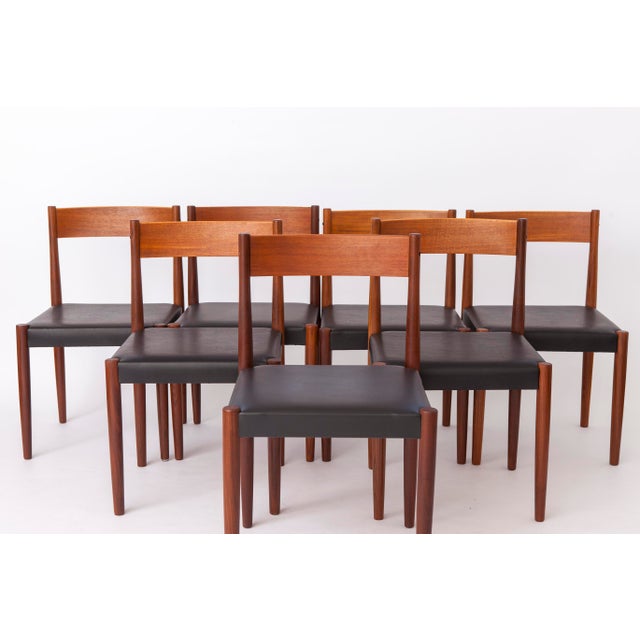 1960s Teak Dining Chairs by Poul M. Volther for Frem Røjle, Denmark, 1960s, Set of 10 For Sale - Image 5 of 16