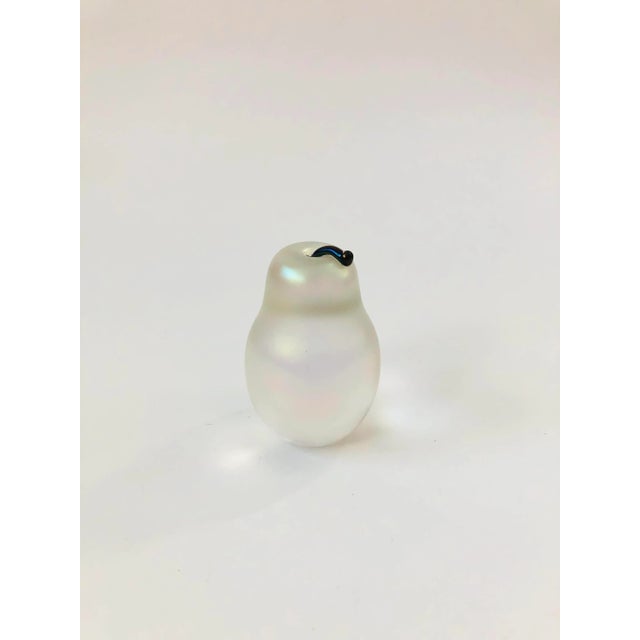 Vintage Zellique Art Glass Pear For Sale In San Francisco - Image 6 of 6