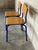 1970s Blue Tubular Steel Stacking Chairs Set of 2 European Vintage Mid-Century Modern 1970s For Sale - Image 5 of 11