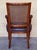 Spanish Early 20th Century Wooden Fauteuil Armchair with Leather seat For Sale - Image 18 of 18