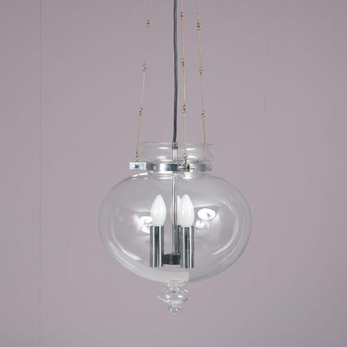 Pendant Lamp by Herbert Proft for Glashütte Limburg, Germany, 1960s For Sale - Image 9 of 10