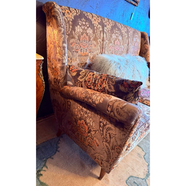 1950s Mid-20th Century Italian Sofa in the manner of Gio Ponti For Sale - Image 5 of 7
