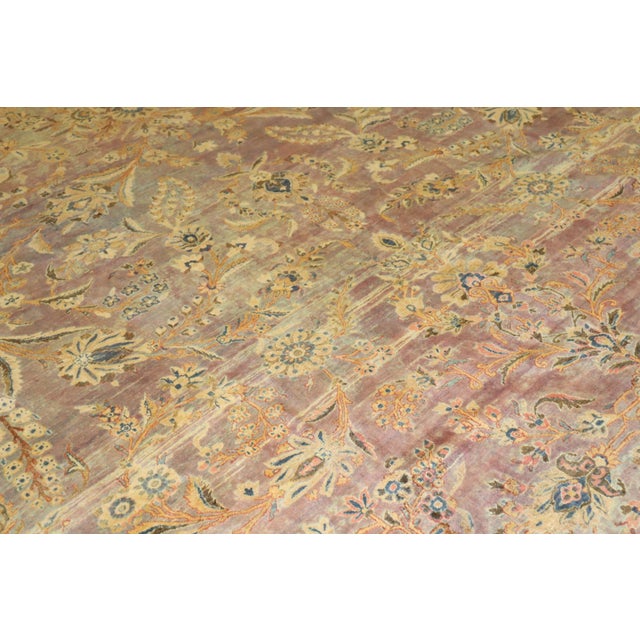 Hologram Color Persian Kashan Rug no. 10961 For Sale - Image 10 of 13