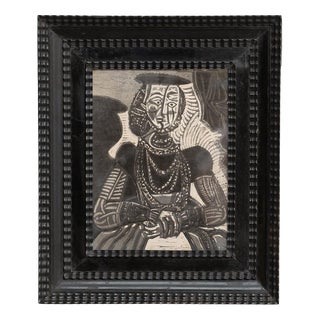 Pablo Picasso, Black and White Archive Image of Pablo Picasso, 1972, Photograph, Framed For Sale