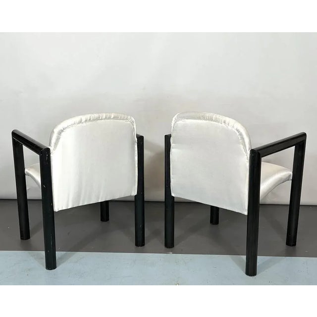 Mid-Century Italian Modern Armchairs, 1970s, Set of 4 For Sale - Image 11 of 16