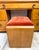 Wood 1940s John Stuart Blonde Wood 3-Piece Vanity, Mirror & Bentwood Stool For Sale - Image 7 of 18