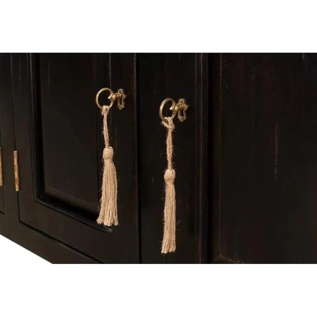 Ebony Covent Gardens Sideboard in Ebony by Sarreid LTD For Sale - Image 8 of 12