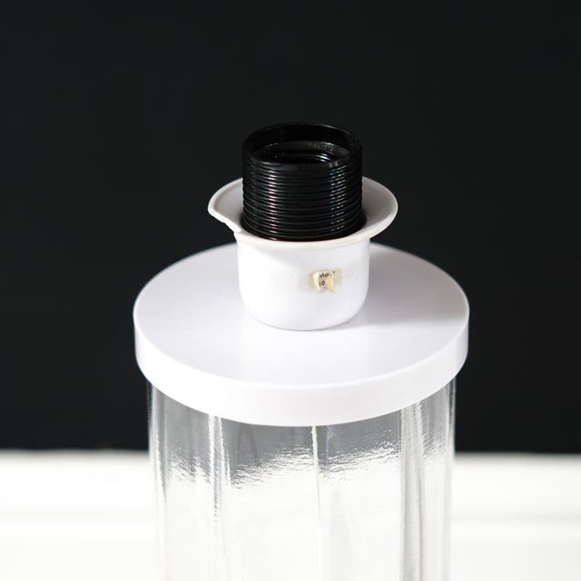 Vintage Glass Lamps from Kosta Sweeden, 1950s, Set of 2 For Sale - Image 8 of 12