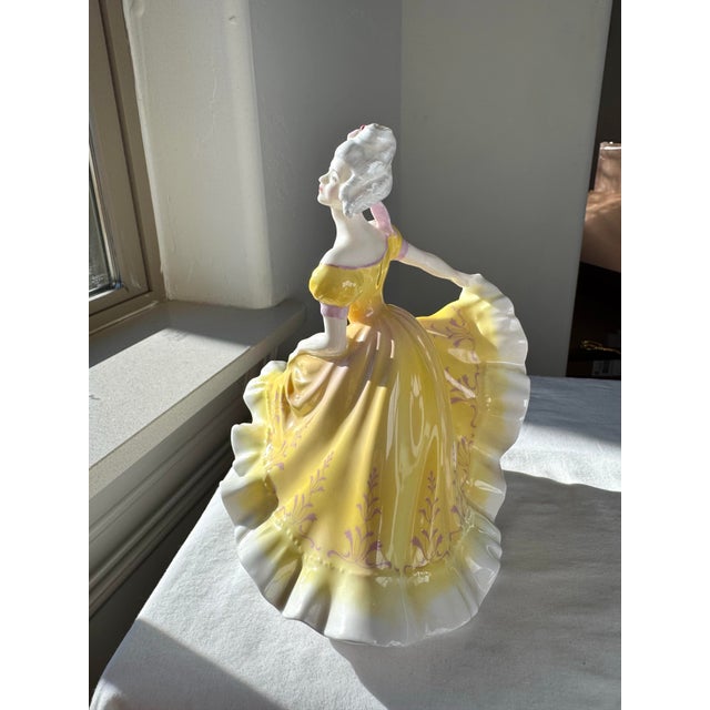 English Mid 20th Century Royal Doulton Figurine ~ “Ninette” ~ Hn 2379 For Sale - Image 3 of 12