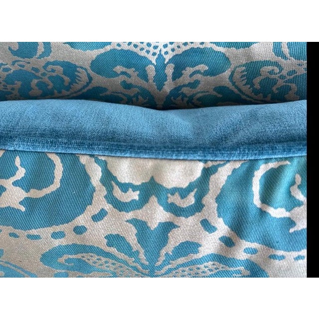 Early 21st Century Pair of Fortuny Textile Pillows For Sale - Image 5 of 8