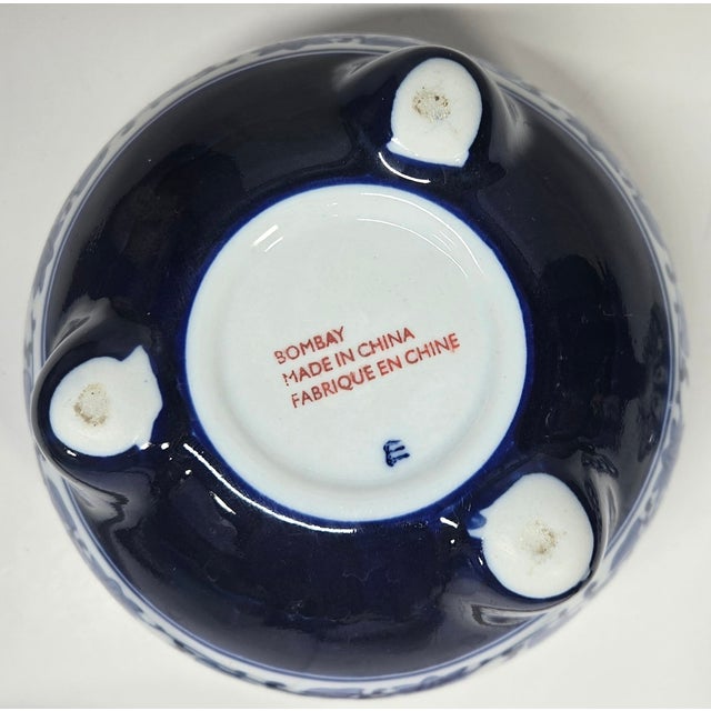 Chinoiserie Vintage Blue Delft Candle Holder For Sale - Image 3 of 12