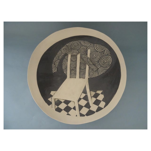 Stoneware Serving Plate, 2000s For Sale