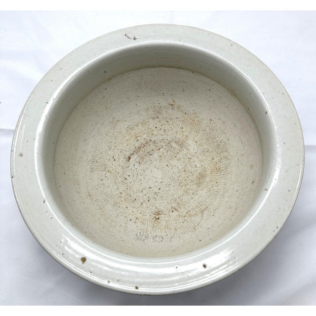 19th Century Large 11.5” 19th C. Chinese Blue & White Porcelain Censer Bowl For Sale - Image 5 of 11