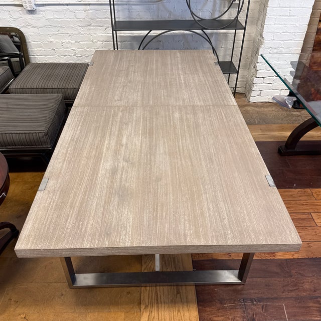 Metal Essentials for Living Gage Extension Dining Table For Sale - Image 7 of 12