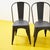 Industrial Style Metal Chairs, Set of 4 For Sale - Image 5 of 12