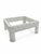 Coastal 1980s Coastal White Woven Rattan Glass-Top Coffee Table For Sale - Image 3 of 7