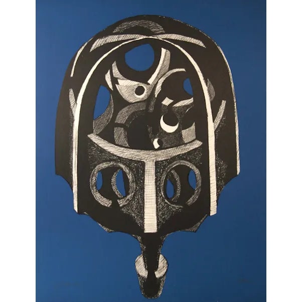 Lithograph on arches, signed and numbered in pencil, by Canadian artist Ronald Satok. Artist: Ronald Satok, Canadian...