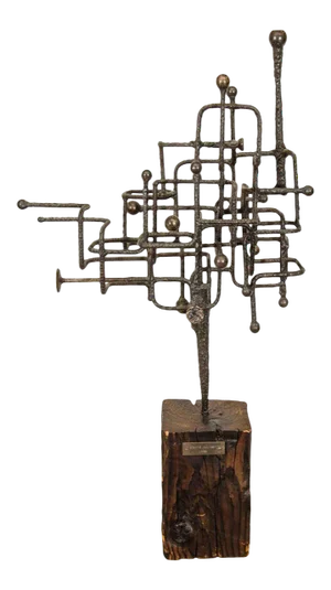 1970s Stanyo Kaminsky Brutalist Abstract Sculpture