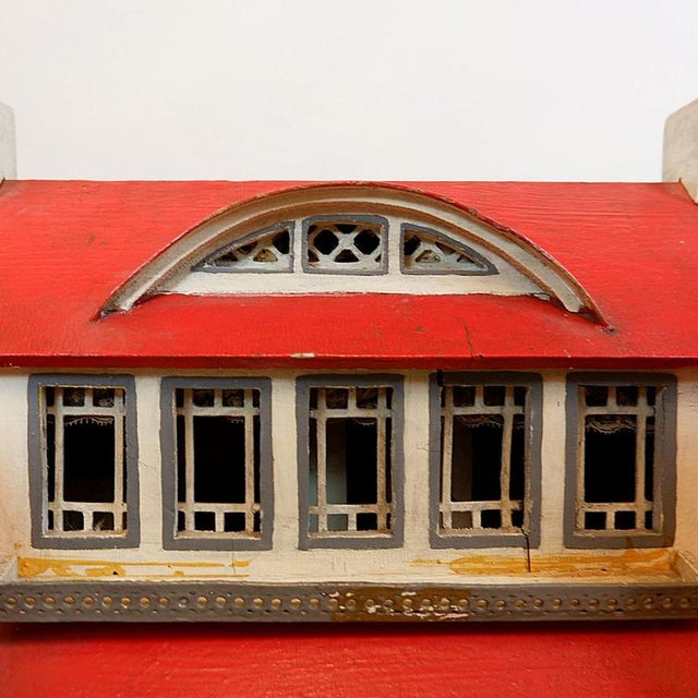 Green Antique Dollhouses and Furniture from Moritz Gottschalk, Germany, 1920s For Sale - Image 8 of 13