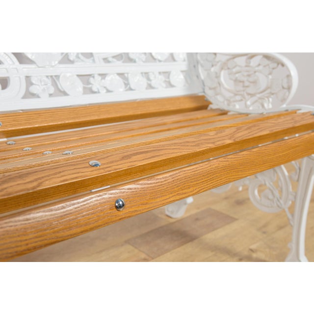 Victorian Aluminium Garden Bench, United Kingdom, 1950s For Sale - Image 12 of 14