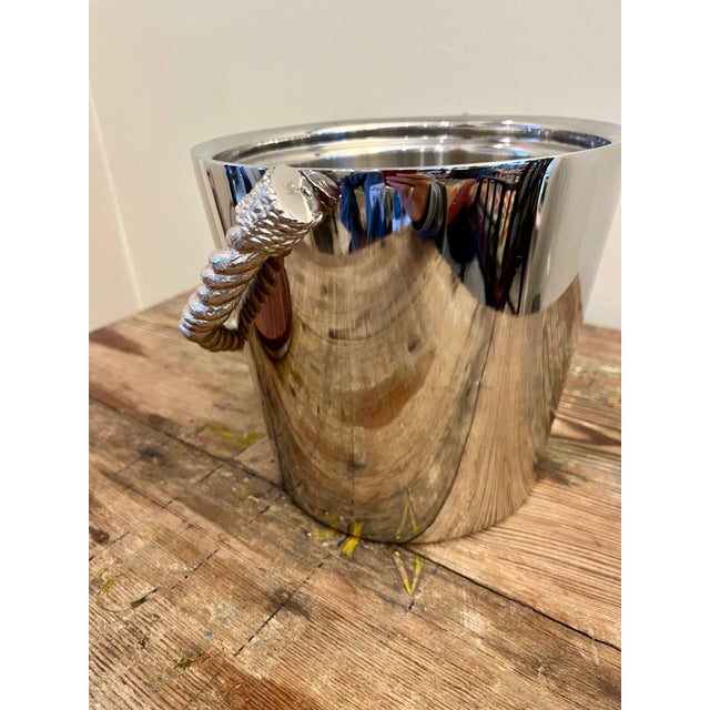 Modern Michael Aram Rope Ice Bucket For Sale - Image 3 of 5