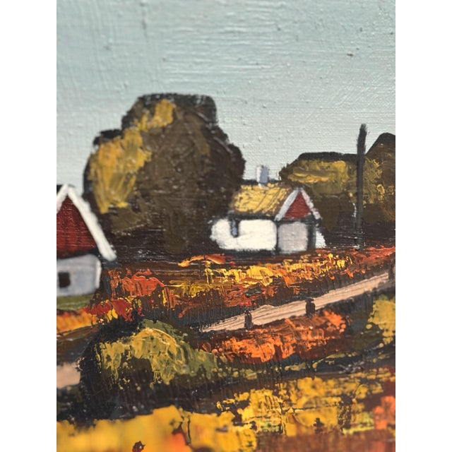 Saxhup, Landscape Motif, 1966, Oil on Canvas, Framed For Sale - Image 4 of 18