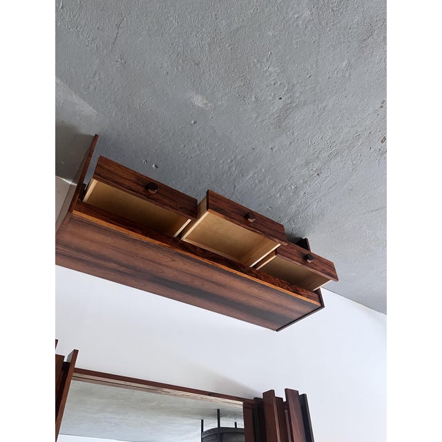 Vintage Norwegian Mirror with Cabinet, 1970s For Sale - Image 6 of 11