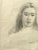 Black David Adickes Double Sided Early Modern Black & White Figurative Pencil Drawing Study of Doris, Mid 20th Century For Sale - Image 8 of 11