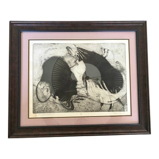 Pascale Vial Signed Artist Proof “The Seal and the Walrus” Contemporary Work on Paper, 1979 For Sale