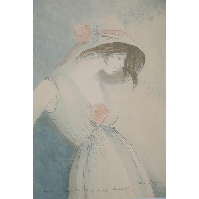 Bernard Charoy, Aurélie, Lithograph For Sale