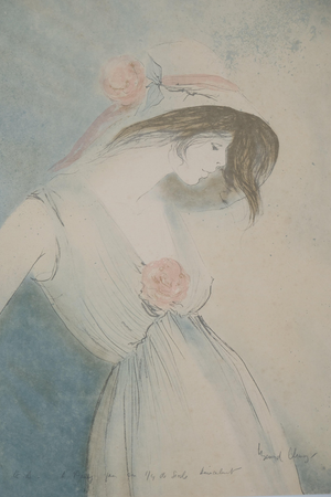 Bernard Charoy, Aurélie, Lithograph