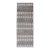 Modern Scandinavian Piled Gallery Rug in Ivory, Sage, Brown, and Soft Yellow For Sale
