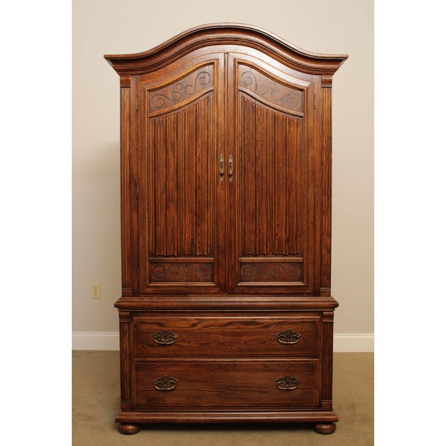 Ethan Allen Royal Charter Oak Bedroom Armoire Chairish