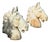 Statuesque Cast Iron Horse Heads, 1900, Set of 2 For Sale