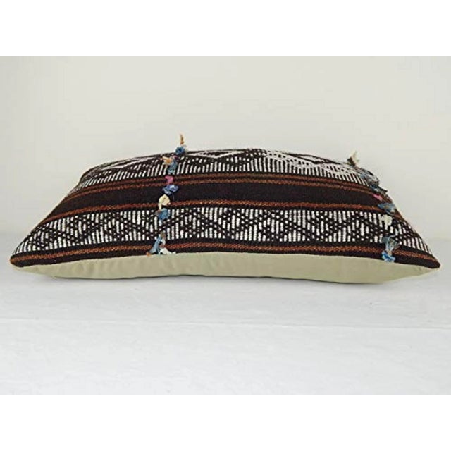 Vintage Goat Hair Kilim Pillow For Sale - Image 4 of 6