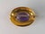 19th Century American Victorian 14k Gold Pin With Amethyst Stone For Sale - Image 9 of 9